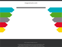 Tablet Screenshot of magoamusic.com